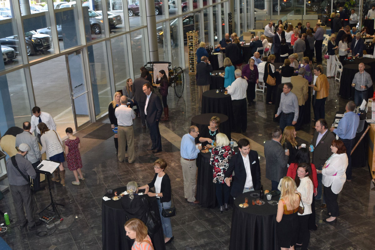 Guests gather at Mercedes-Benz of Cincinnati - Ignite the Night 2016