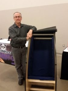 Bob Woolf with May We Help Sensory Chair